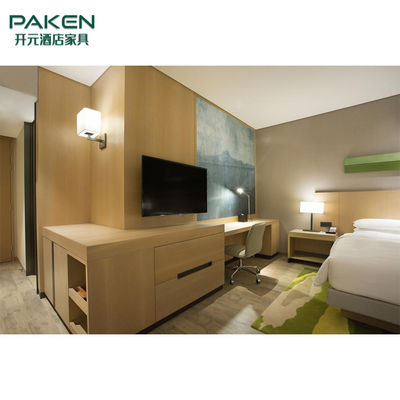HOTEL-Schlafzimmer-Möbel helle Farbe-Veneer&amp;Melamine&amp;Laminate stellen Oberflächenein