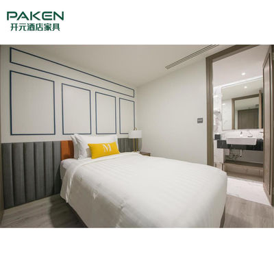 Paken-Hotel-Schlafzimmer-Möbel Furnier-Blatt ODM stellen natürliche ein