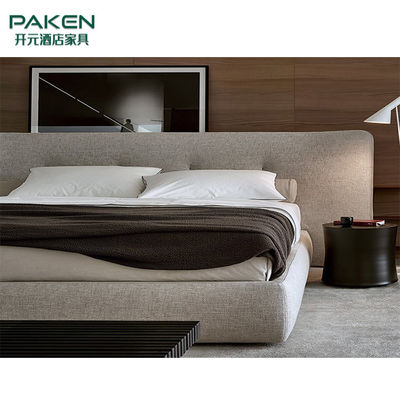 Populärer Entwurfs-kurzes Art-Bett moderne Landhaus-Möbel-Schlafzimmer-Möbel besonders anfertigen