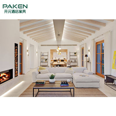 Kurze Art mit eleganter Elfenbein-Farbe fertigen moderne Landhaus-Möbel-Wohnzimmer-Möbel besonders an
