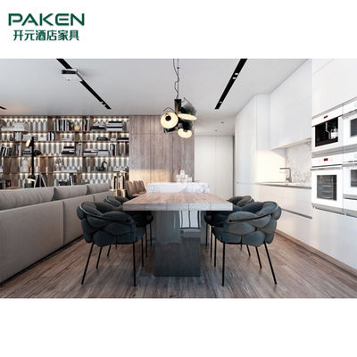 Fertigen Sie moderne Landhaus-Möbel-Küche Furniture&amp;Elegant und Marmor besonders an
