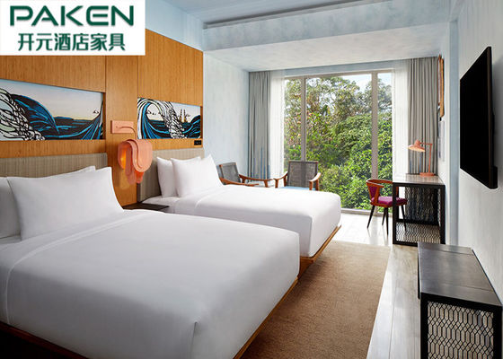 Tropische Länder führten Bank/Eiche furnieren hölzerne Hotel-Möbel-natürliche Art aus