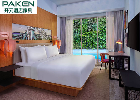 Tropische Länder führten Bank/Eiche furnieren hölzerne Hotel-Möbel-natürliche Art aus