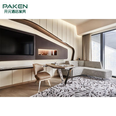Das fünf Stern-Hotel-Schlafzimmer-Möbel stellen moderner Entwurfs-unregelmäßige Form mit Art Decorations ein